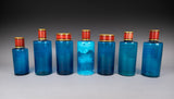 Set of Large 19th Century Blue Glass Apothecary Jars - Harrington Antiques