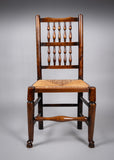 Set Of Six Georgian Lancashire Spindleback Ash & Elm Dining Chairs - Harrington Antiques