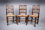 Set Of Six Georgian Lancashire Spindleback Ash & Elm Dining Chairs - Harrington Antiques