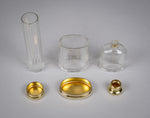 Set Of Three Silver Gilt Dressing Table Jars by B & G West, London, 1942 - Harrington Antiques