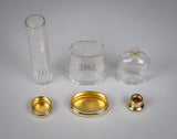 Set Of Three Silver Gilt Dressing Table Jars by B & G West, London, 1942 - Harrington Antiques
