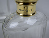 Set Of Three Silver Gilt Dressing Table Jars by B & G West, London, 1942 - Harrington Antiques