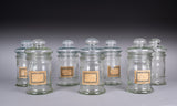 Set of Victorian Glass Apothecary / Sweet Jars - Harrington Antiques