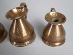 Six Graduated Vintage Copper Imperial Measuring Jugs. - Harrington Antiques