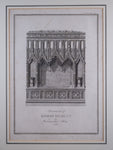 Six Large Architectural Engravings by James Basire I (1730-1802) - After J. Schnebbelie (1760-1792) - Harrington Antiques