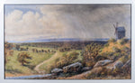 Stephen Wakefield (1894), Large Country Landscape With Windmill/Estuary - Watercolour. - Harrington Antiques