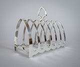 Sterling Silver 7 Bar Toast Rack by Edward Viner, Sheffield, 1948 (156 Grams) - Harrington Antiques