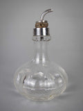 Sterling Silver and Glass Bitters Bottle by John Grinsell & Sons, 1913. - Harrington Antiques