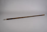 Sterling Silver & Bamboo Walking Stick / Cane by Brigg Of London, 1897. - Harrington Antiques