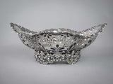 Sterling Silver Bon Bon Basket by James Dixon & Sons, Sheffield, 1893. - Harrington Antiques