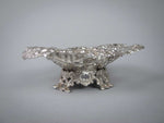 Sterling Silver Bon Bon Dish by Charles Boyton & Sons, London, 1893. - Harrington Antiques