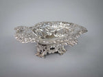 Sterling Silver Bon Bon Dish by Charles Boyton & Sons, London, 1893. - Harrington Antiques