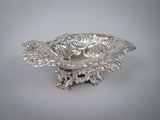 Sterling Silver Bon Bon Dish by Charles Boyton & Sons, London, 1893. - Harrington Antiques