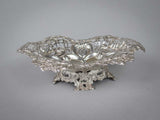 Sterling Silver Bon Bon Dish by Charles Boyton & Sons, London, 1893. - Harrington Antiques