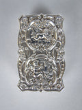 Sterling Silver 'Cherub' Pill Box by Richards & Knight, Birmingham 1985 - Harrington Antiques