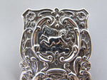 Sterling Silver 'Cherub' Pill Box by Richards & Knight, Birmingham 1985 - Harrington Antiques