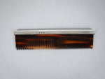 Sterling Silver & Faux Tortoiseshell Comb by Adie Brothers, Birmingham, 1948 - Harrington Antiques