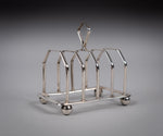 Sterling Silver Five-Bar Toast Rack by Adie Brothers, Birmingham, 1926 - Harrington Antiques