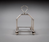 Sterling Silver Five-Bar Toast Rack by Adie Brothers, Birmingham, 1926 - Harrington Antiques