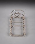 Sterling Silver Five-Bar Toast Rack by Adie Brothers, Birmingham, 1926 - Harrington Antiques