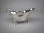 Sterling Silver Gravy Boat by Wakely & Wheeler, London 1911 - Harrington Antiques