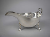 Sterling Silver Gravy Boat by Wakely & Wheeler, London 1911 - Harrington Antiques