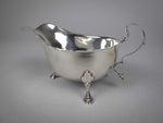 Sterling Silver Gravy Boat by Wakely & Wheeler, London 1911 - Harrington Antiques