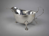 Sterling Silver Gravy Boat by Wakely & Wheeler, London 1911 - Harrington Antiques