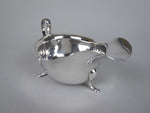 Sterling Silver Gravy / Sauce Boat by Viners Ltd, Sheffield, 1934 - Harrington Antiques