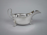 Sterling Silver Gravy / Sauce Boat by Viners Ltd, Sheffield, 1934 - Harrington Antiques