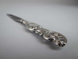 Sterling Silver Nail File by Henry Matthews, Birmingham, 1899. - Harrington Antiques