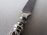 Sterling Silver Nail File by Henry Matthews, Birmingham, 1899. - Harrington Antiques