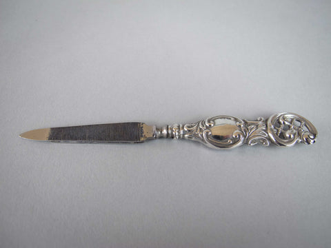 Sterling Silver Nail File by Henry Matthews, Birmingham, 1899. - Harrington Antiques