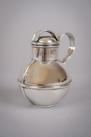 Sterling Silver Novelty Jersey Milk / Cream Jug. Birmingham, 1901. - Harrington Antiques