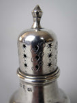 Sterling Silver Pepper Castor by Charles Wilkes, Birmingham, 1893. - Harrington Antiques