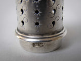 Sterling Silver Pepper Castor by Charles Wilkes, Birmingham, 1893. - Harrington Antiques