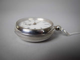 Sterling Silver Pocket Watch by William Ehrhardt, Birmingham, 1895. - Harrington Antiques