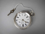 Sterling Silver Pocket Watch By William Henry Sparrow, 1919. - Harrington Antiques