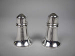 Sterling Silver Salt and Pepper Shakers by Sanders & Mackenzie, Birmingham, 1972. - Harrington Antiques