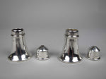 Sterling Silver Salt and Pepper Shakers by Sanders & Mackenzie, Birmingham, 1972. - Harrington Antiques