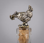 Sterling Silver Scent Bottle Cover & Bottle. Sydney & Co, 1905. - Harrington Antiques