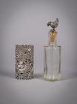 Sterling Silver Scent Bottle Cover & Bottle. Sydney & Co, 1905. - Harrington Antiques