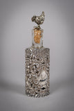 Sterling Silver Scent Bottle Cover & Bottle. Sydney & Co, 1905. - Harrington Antiques
