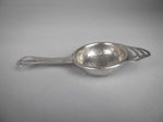 Sterling Silver Tea Strainer by Angora Silver Plate Co, Birmingham, 1932. - Harrington Antiques