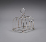 Sterling Silver Toast Rack by Carrington & Co, 1923. - Harrington Antiques