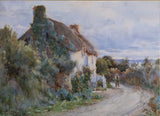 Tom Clough (1867-1943) - Figure On A Country Lane. Watercolour. - Harrington Antiques