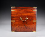 Unusual 19th Century Mahogany Campaign Box / Chest - Harrington Antiques