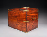 Unusual 19th Century Mahogany Campaign Box / Chest - Harrington Antiques