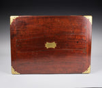 Unusual 19th Century Mahogany Campaign Box / Chest - Harrington Antiques