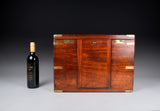 Unusual 19th Century Mahogany Campaign Box / Chest - Harrington Antiques